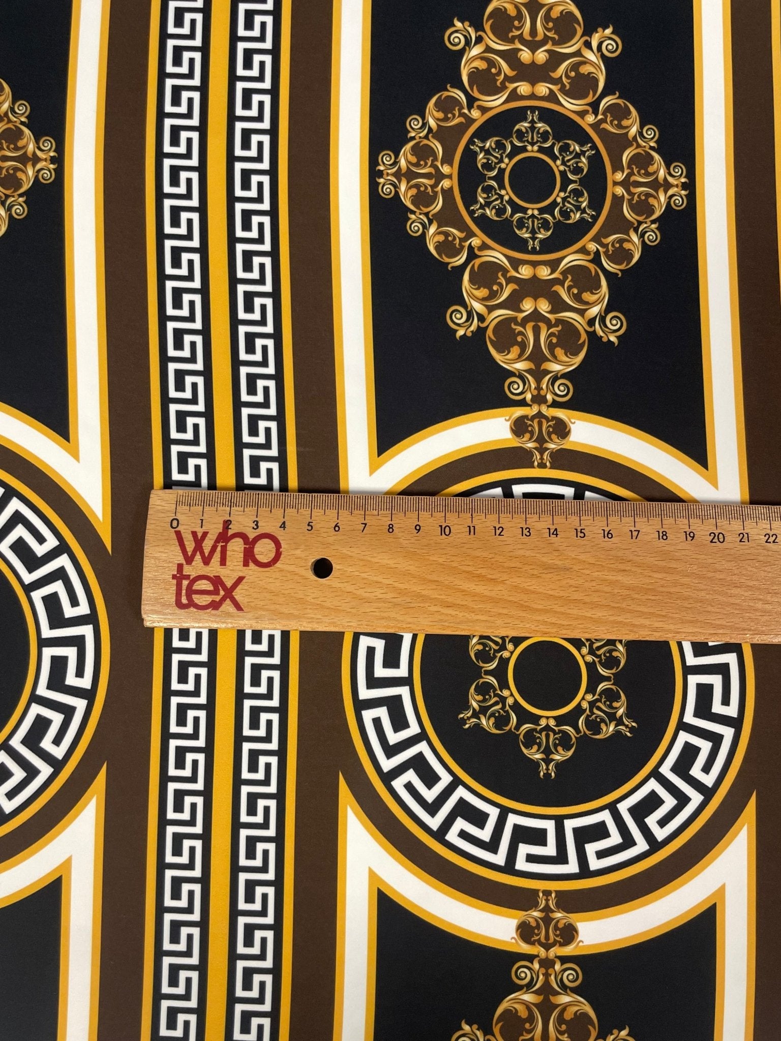 Baroque Gold & Black Crepe Fabric by the Metre – Luxury Dressmaking - Whotex Online Fabric Store