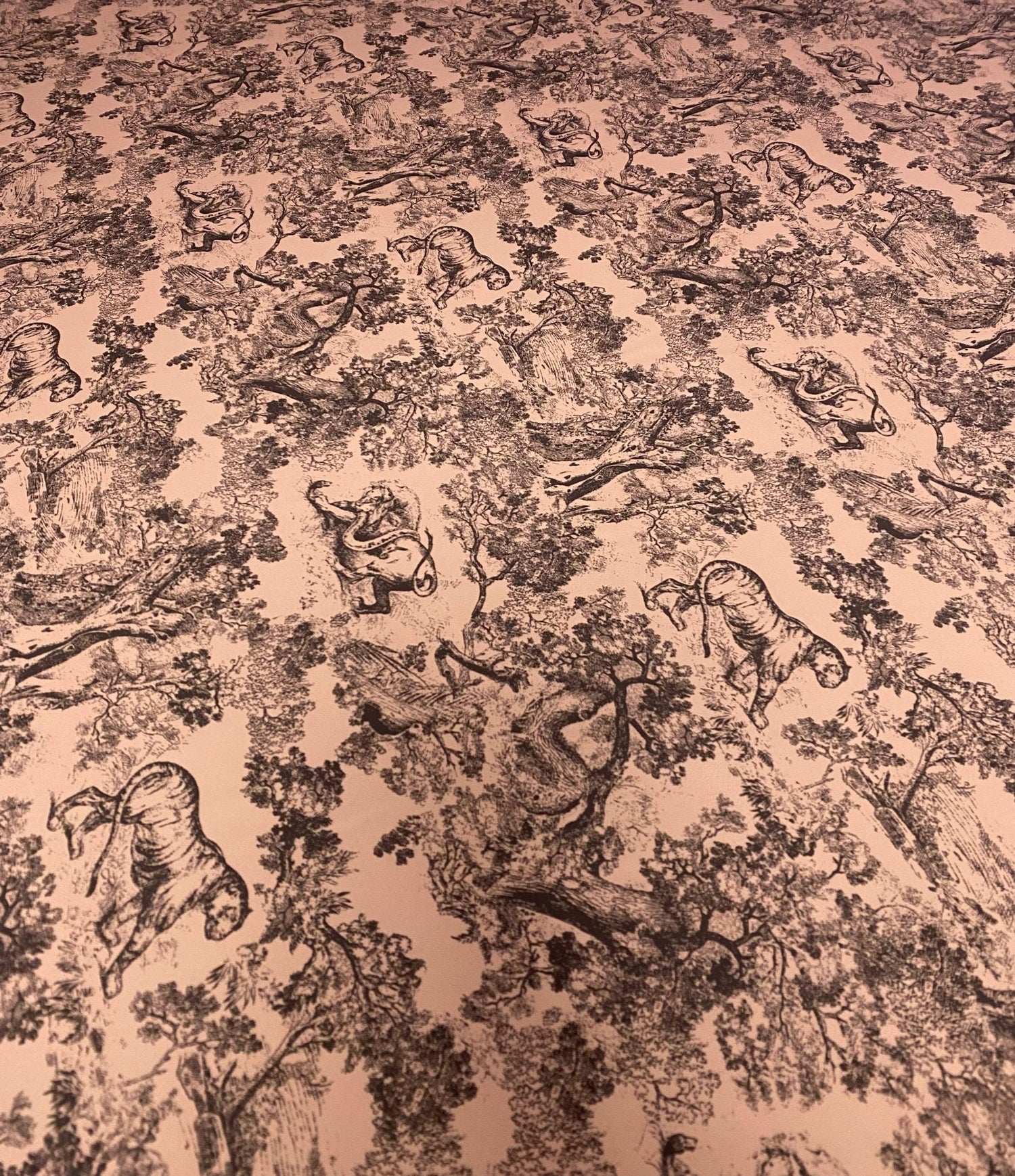 Camel Wild Forest Pattern Fabric – Multiple Fabric Options, Sold by Metre - Whotex Online Fabric Store