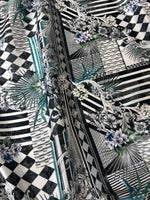 Checkerboard Pattern Fabric , Patchwork Pattern Fabric By The Yard - Whotex Online Fabric Store