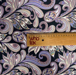 Elegant Paisley Pattern Fabric by the Metre – Soft & Stylish - Whotex Fabrics London