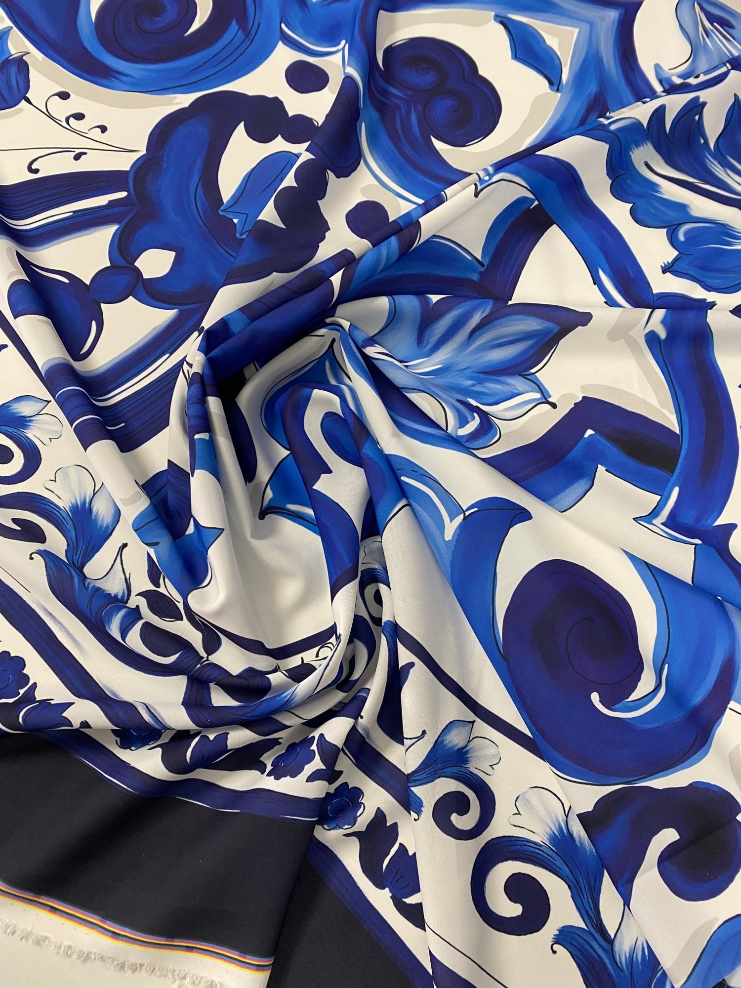 Golden Baroque Crepe Fabric by the Metre – Luxury Dress Material - Whotex Online Fabric Store