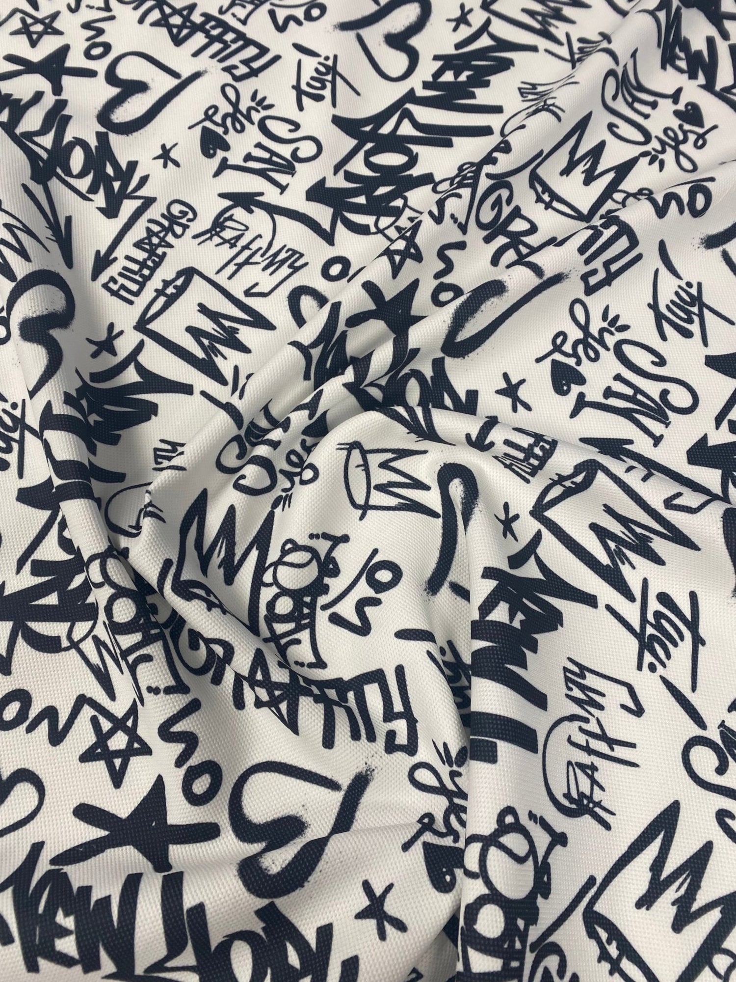 Graffiti Pattern Activewear Fabric – Fabric by Metre, Multiple Options for Sewing & Dressmaking - Whotex Fabrics London