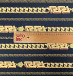 Greek Key Black and Gold Pattern Fabric – Available in Satin, Crepe, Spandex & Chiffon | By Metre - Whotex Fabrics London