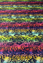 Multicolour Spandex Fabric by the Metre - Whotex Fabrics London