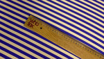 Navy Blue Stripe Fabric – Classic Diagonal Design - Whotex Fabrics London