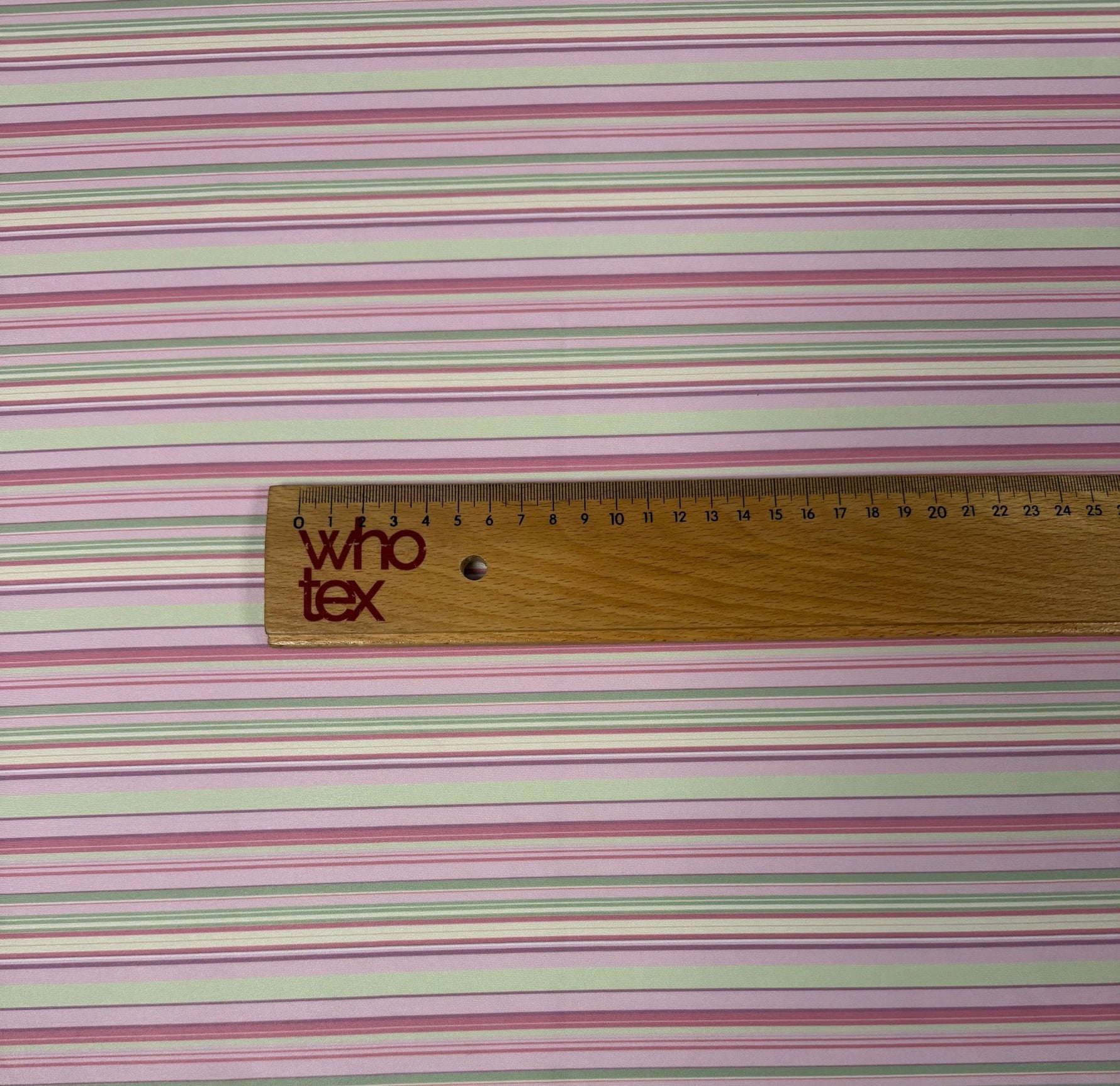 Pastel Stripe Pattern Fabric by the Metre - Whotex Fabrics London