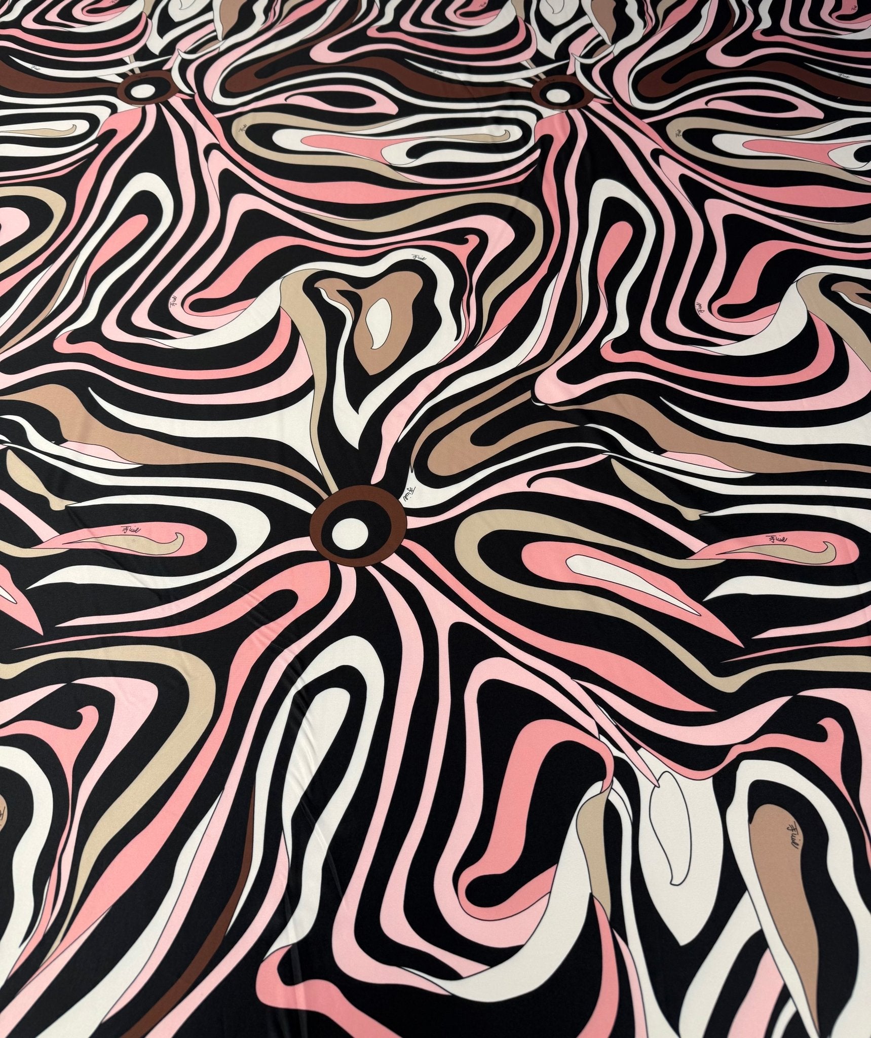 Pink Retro Spandex Fabric by the Metre - Whotex Fabrics London