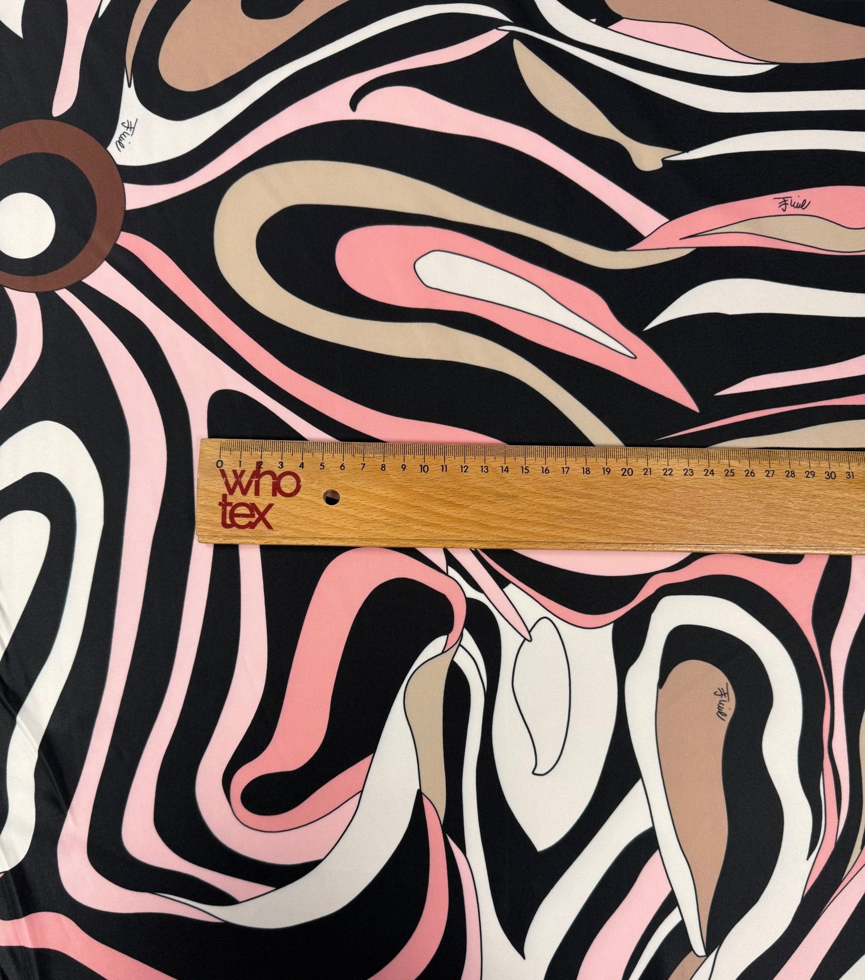 Pink Retro Spandex Fabric by the Metre - Whotex Fabrics London