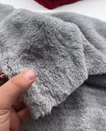 Welsoft Double-Sided Plush Fabric by the Metre – Ultra-Soft Fleece for Blankets & Loungewear close-up texture