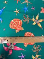 Renaissance Mythology & Leopard Print Chiffon Satin Fabric by the Metre - Whotex Online Fabric Store