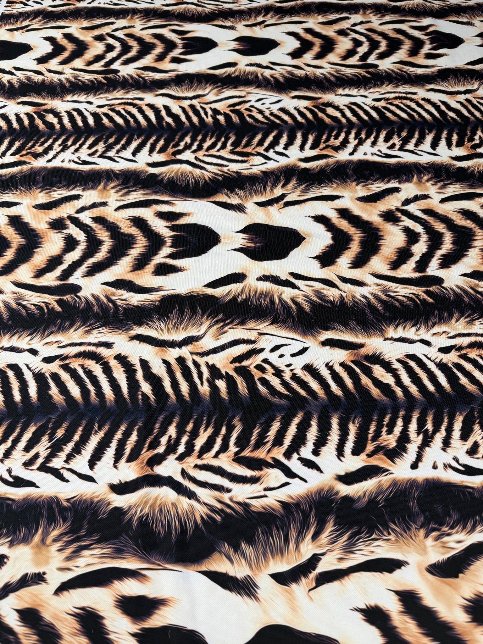 Tiger Print Upholstery Fabric by the Metre - Whotex Fabrics London