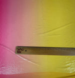Yellow Pink Ombre Sequin Fabric for Dresses - Whotex Fabrics London